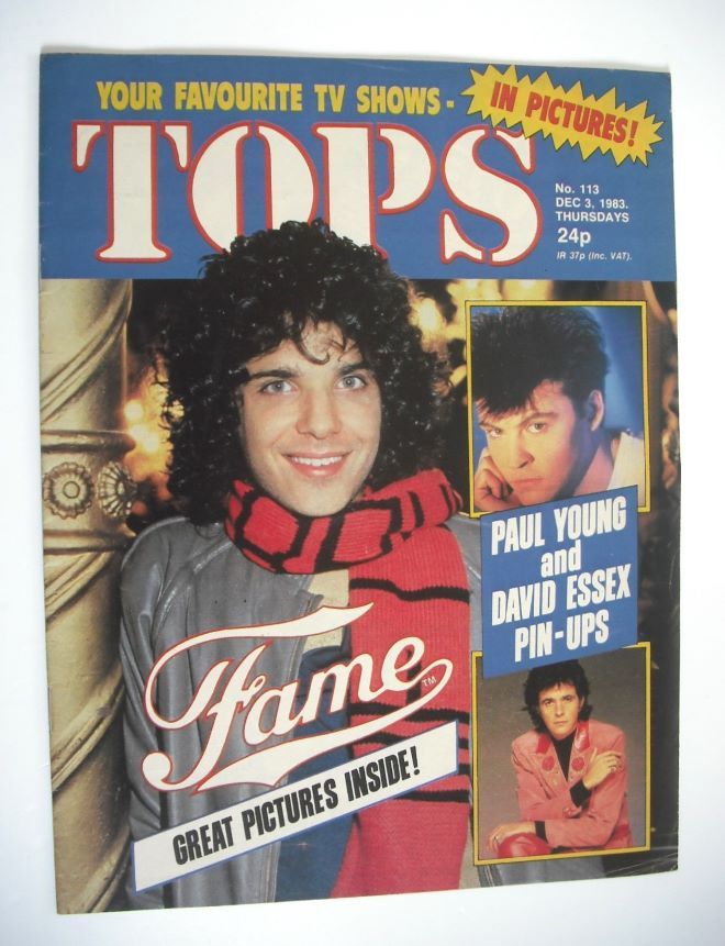 TV Tops magazine - 3 December 1983 - Lee Curreri cover (No. 113)