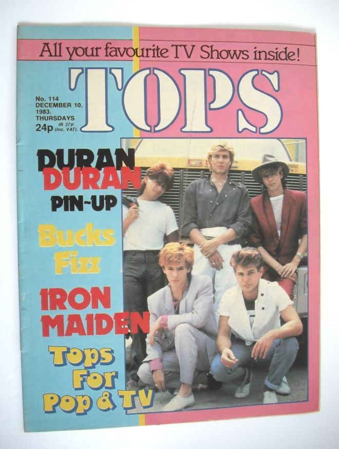 TV Tops magazine - 10 December 1983 - Duran Duran cover (No. 114)
