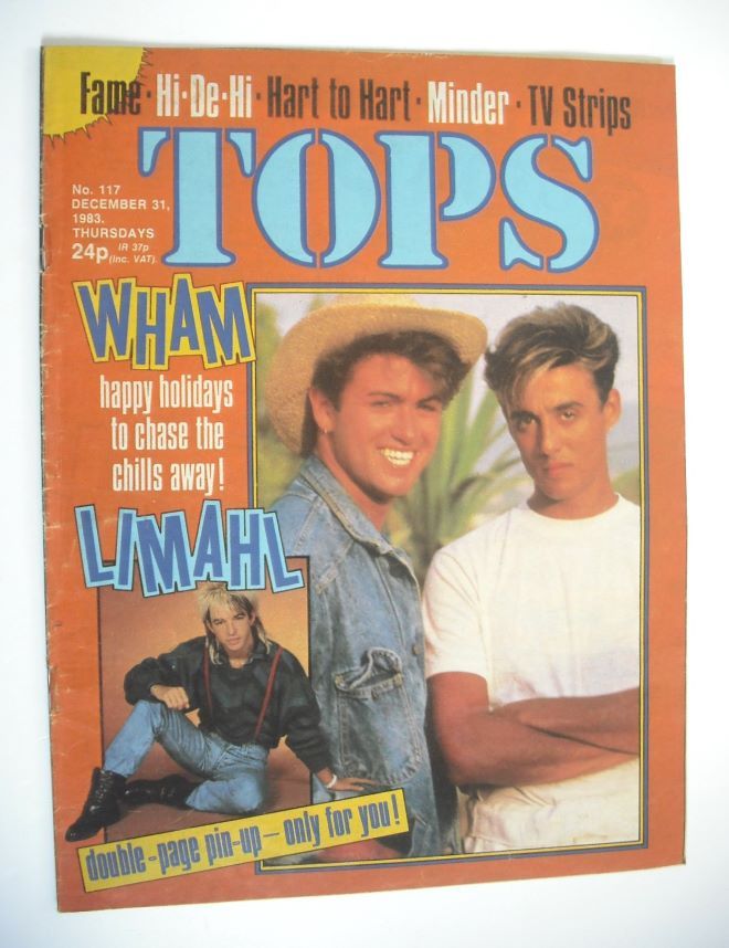 TV Tops magazine - 31 December 1983 - Wham cover (No. 117)