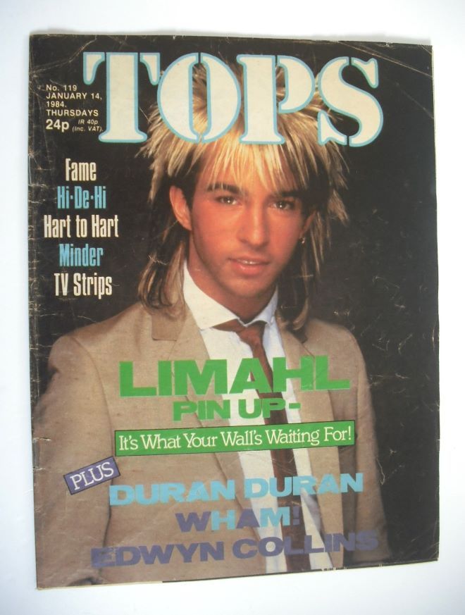 TV Tops magazine - 14 January 1984 - Limahl cover (No. 119)