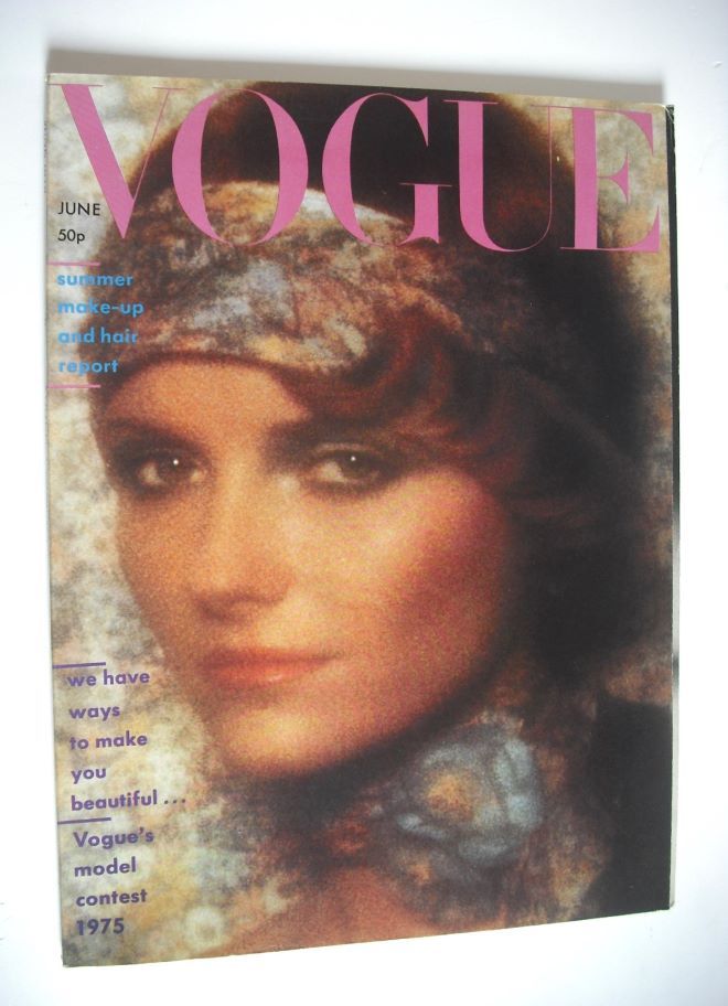 British Vogue magazine - June 1975 - Cheryl Tiegs cover