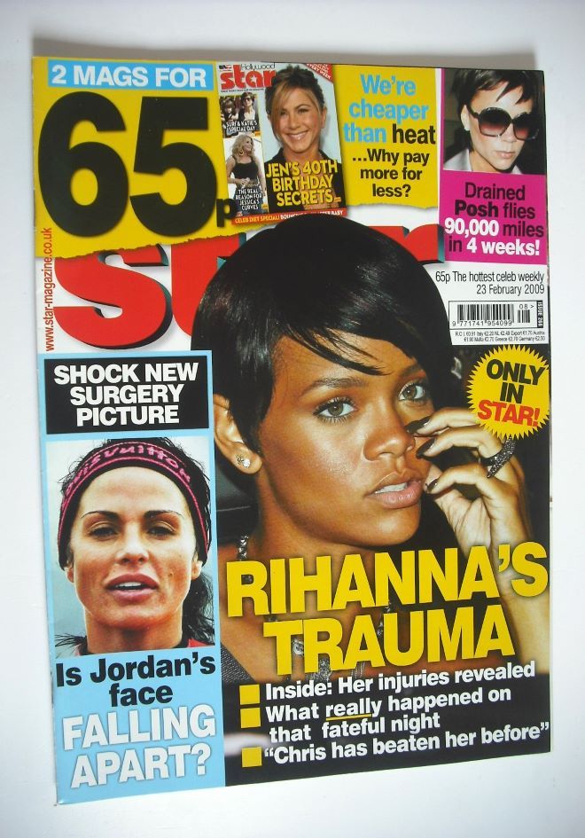 Star magazine - Rihanna cover (23 February 2009)