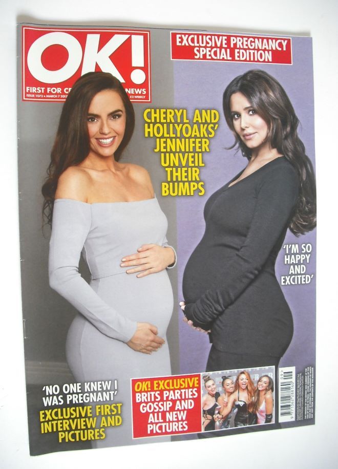 OK! magazine - Jennifer Metcalfe and Cheryl cover (7 March 2017 - Issue 1073)