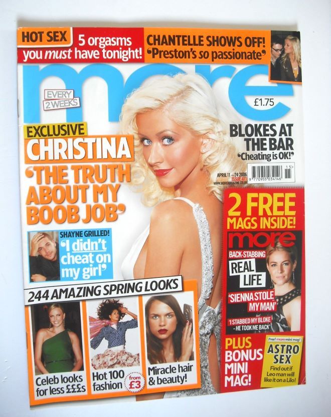 More magazine - Christina Aguilera cover (11-24 April 2006)