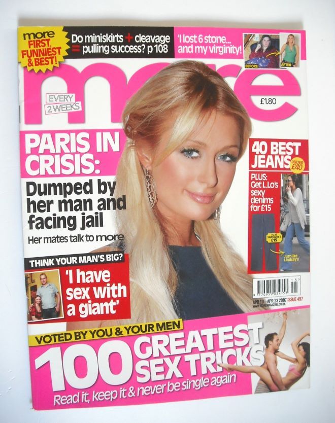 More magazine - Paris Hilton cover (10-23 April 2007)