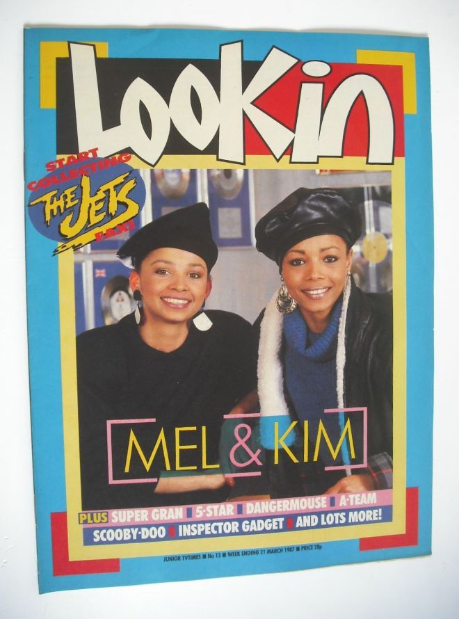 Look In magazine - Mel & Kim cover (21 March 1987)