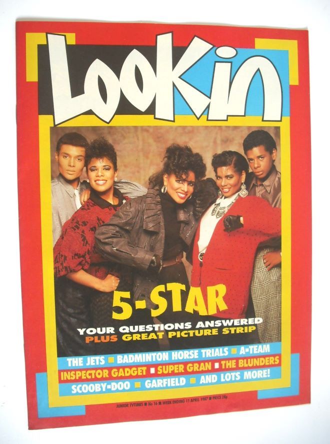 Look In magazine - 5-Star cover (11 April 1987)