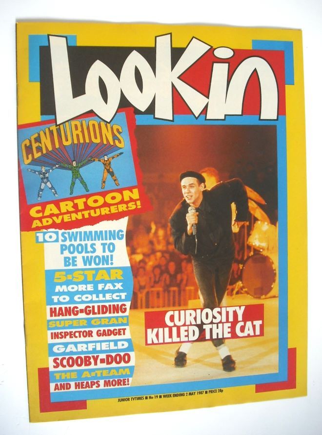 Look In magazine - Ben Volpeliere-Pierrot cover (2 May 1987)