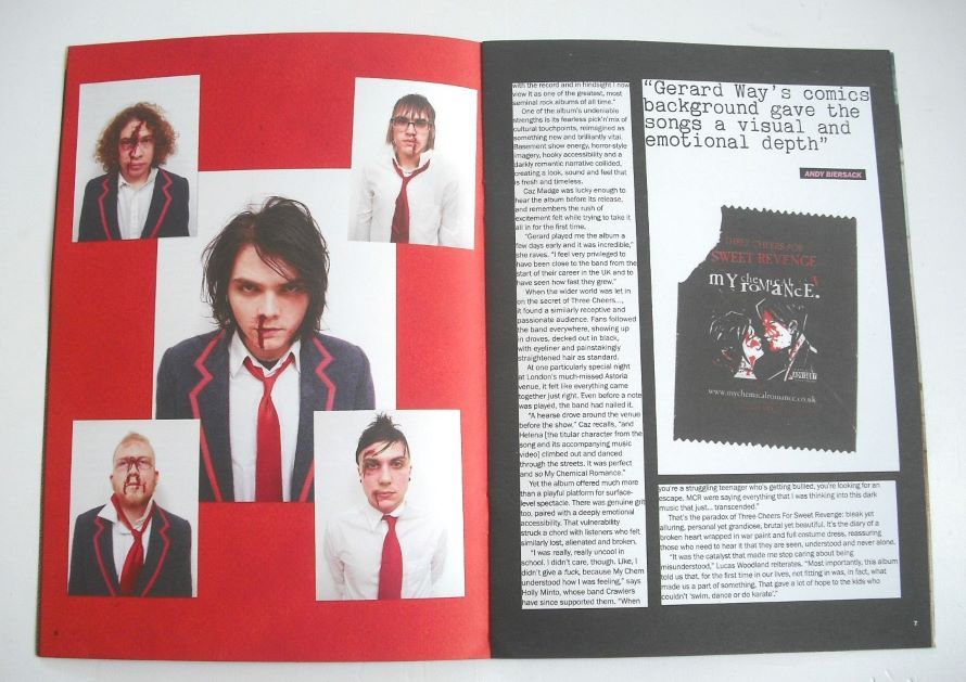 Kerrang Zine magazine - My Chemical Romance cover (July 2025)