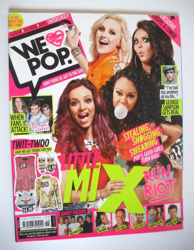 We Love Pop magazine - Little Mix cover (22 August - 18 September 2012)