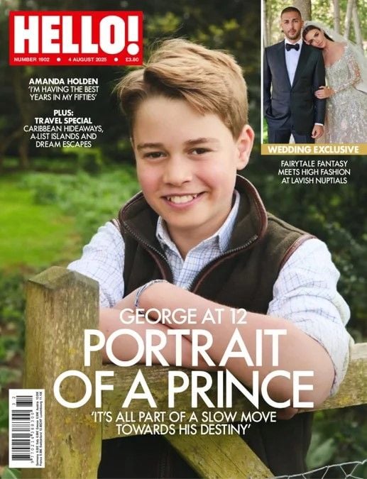 <!--2025-08-04-->Hello! magazine - Prince George cover (4 August 2025 - Iss