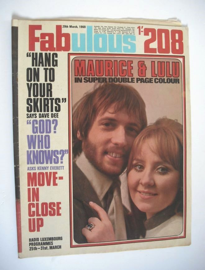 Fabulous 208 magazine (29 March 1969 - Maurice Gibb & Lulu cover)