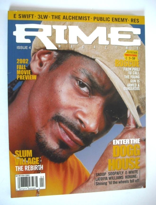 Rime magazine - Snoop Dogg cover (Issue 4, 2002)