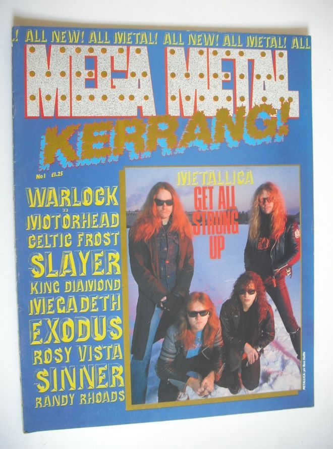 Mega Metal Kerrang magazine (No 1)