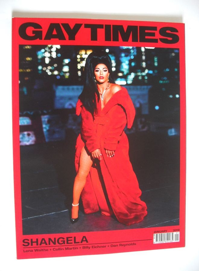 Gay Times magazine - Shangela cover (January 2019)