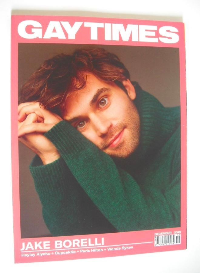 Gay Times magazine - Jake Borelli cover (December 2018)