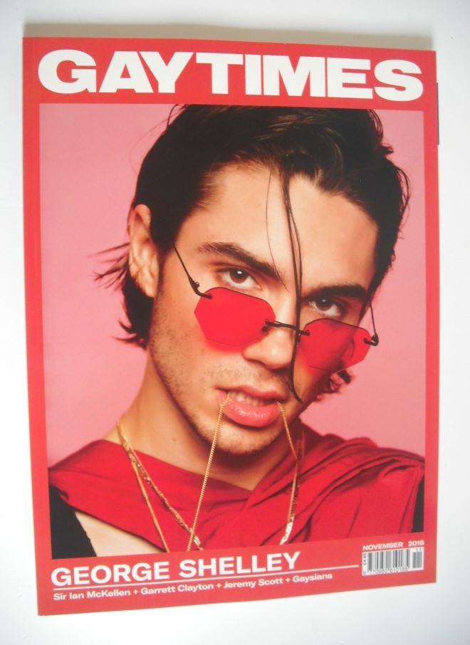 Gay Times magazine - George Shelley cover (November 2018)