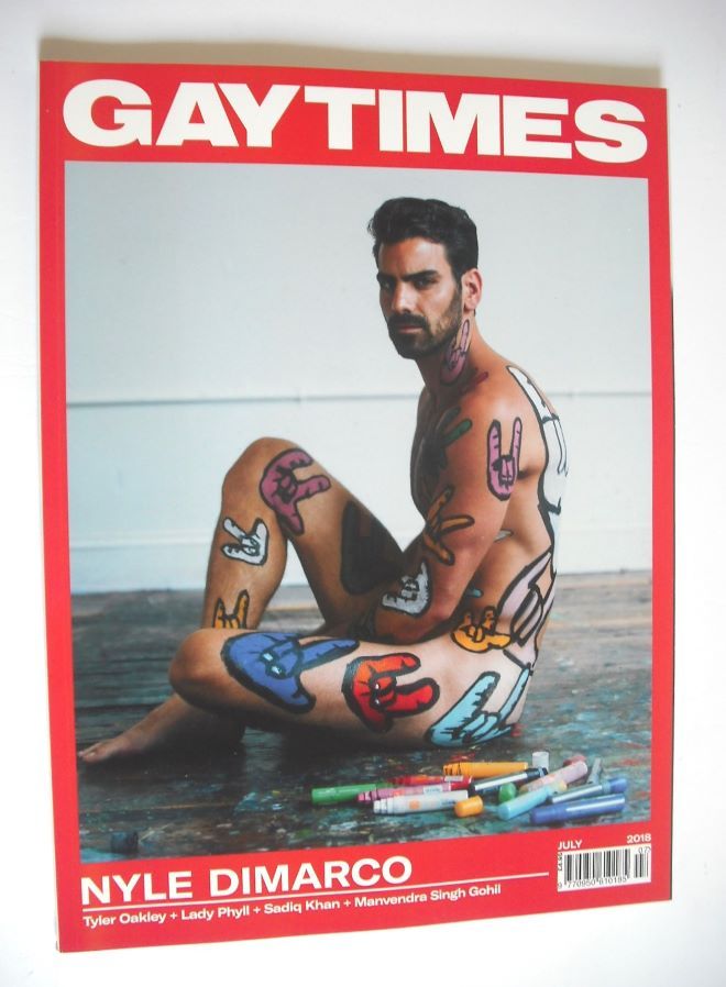 Gay Times magazine - Nyle Dimarco cover (July 2018)