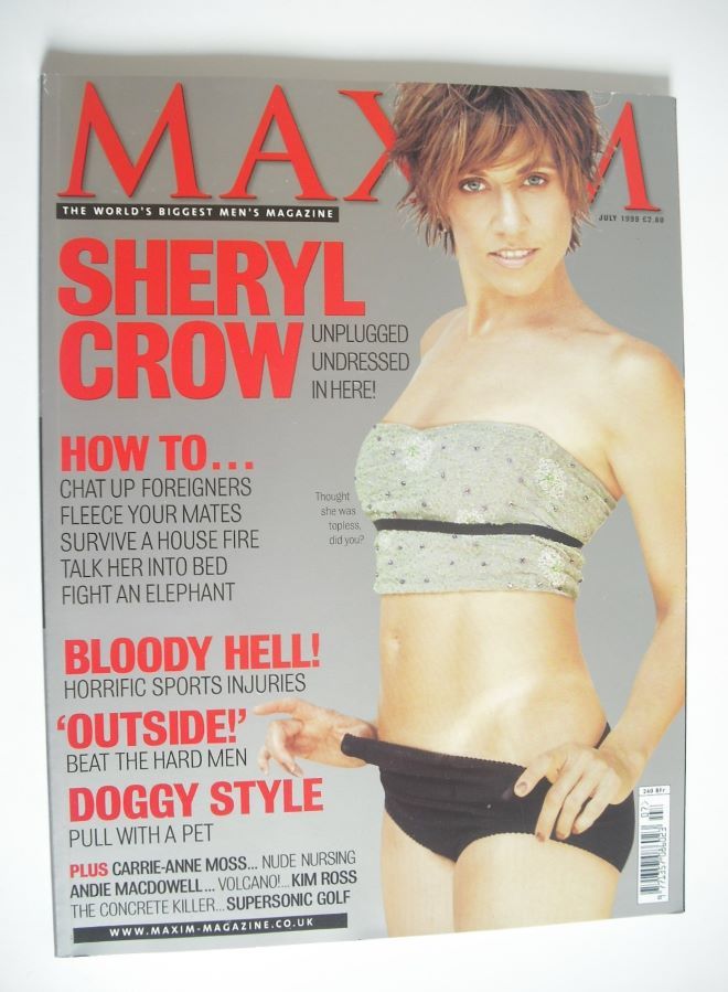 MAXIM magazine - Sheryl Crow cover (July 1999)