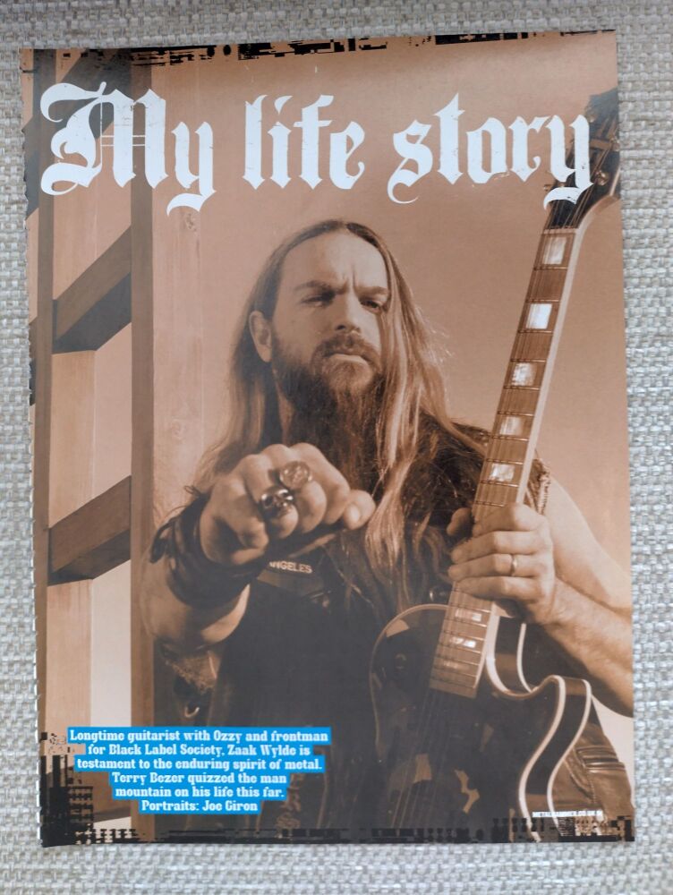 Zakk Wylde feature (magazine clipping from 2004)