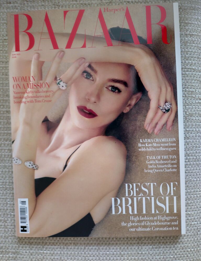 Harper's Bazaar magazine - June 2023 - Vanessa Kirby cover