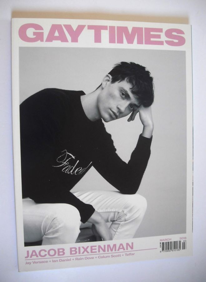 Gay Times magazine - Jacob Bixenman cover (March 2018)