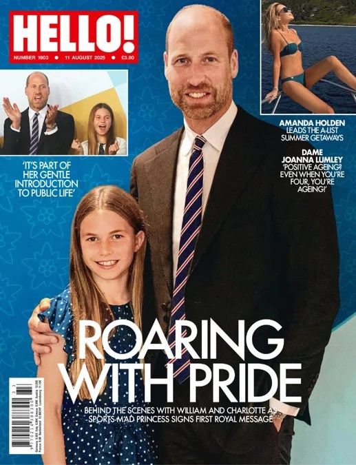 Hello! magazine - Prince William and Princess Charlotte cover (11 August 2025 - Issue 1903)