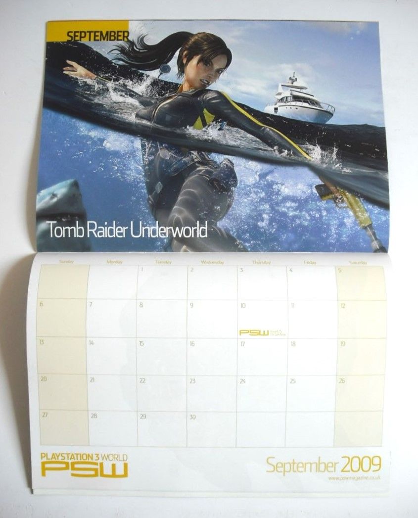 Playstation 3 calendar 2009