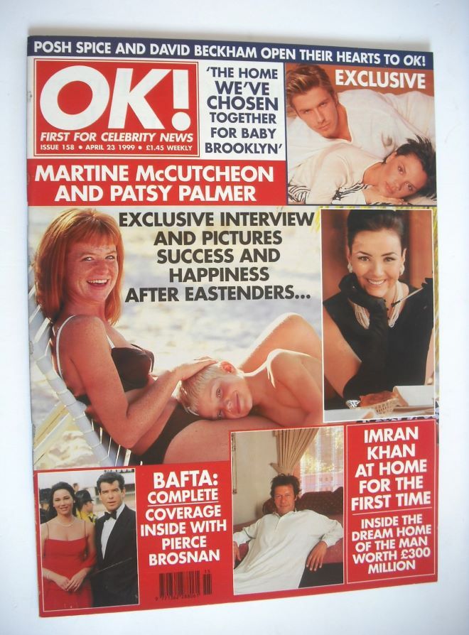 OK! magazine - Patsy Palmer cover (23 April 1999 - Issue 158)