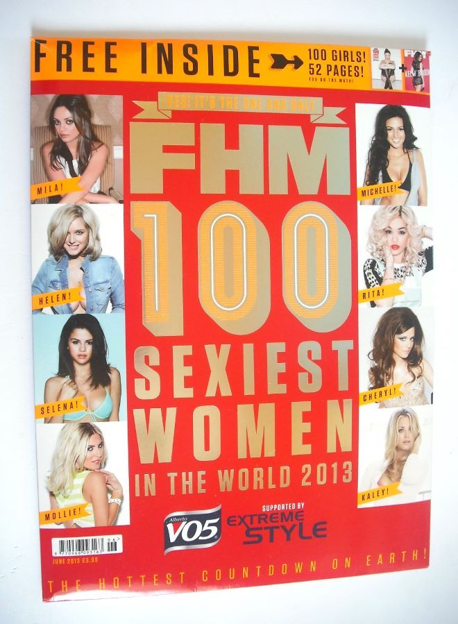 FHM 100 Sexiest Women In The World 2013 (magazine and supplement)
