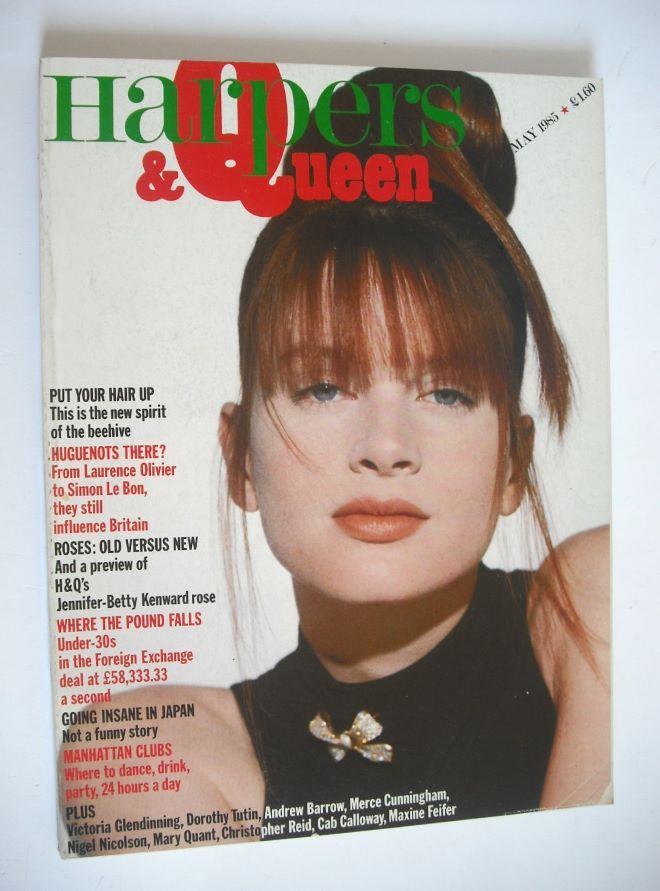 British Harpers & Queen magazine - May 1985