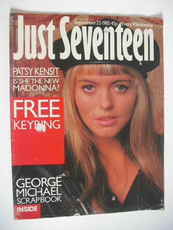 Just Seventeen magazine - 25 September 1985 - Patsy Kensit cover