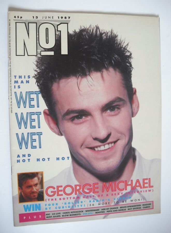 No 1 Magazine - Marti Pellow cover (13 June 1987)