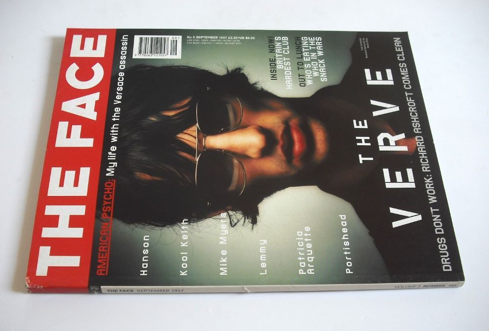 The Face magazine - Richard Ashcroft cover (September 1997 - Volume 3 No. 8)
