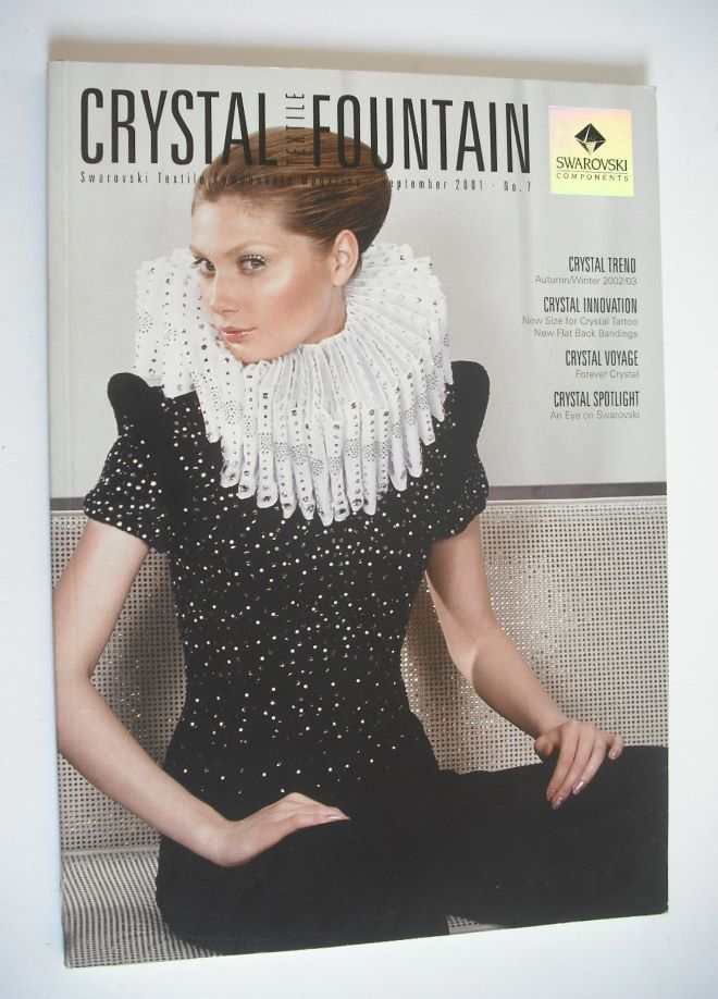 Crystal Textile Fountain magazine - Swarovski Textile Components (September 2001, No. 7)