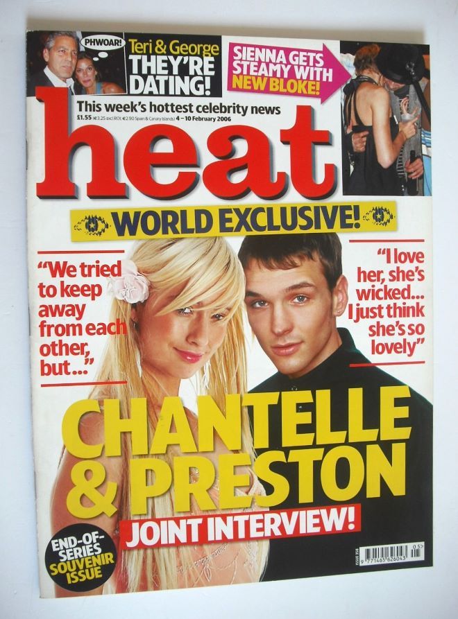 Heat magazine - Chantelle and Preston cover (4-10 February 2006 - Issue 358)