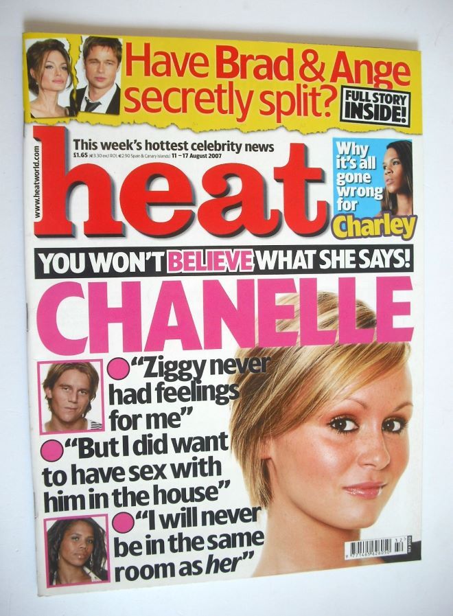 Heat magazine - Chanelle Hayes cover (11-17 August 2007)