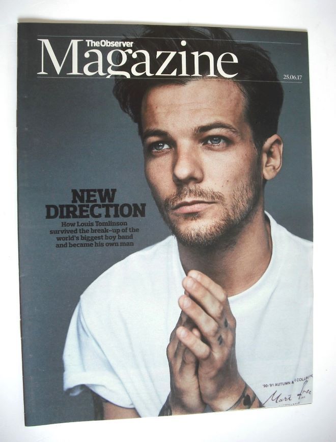 The Observer magazine - Louis Tomlinson cover (25 June 2017)