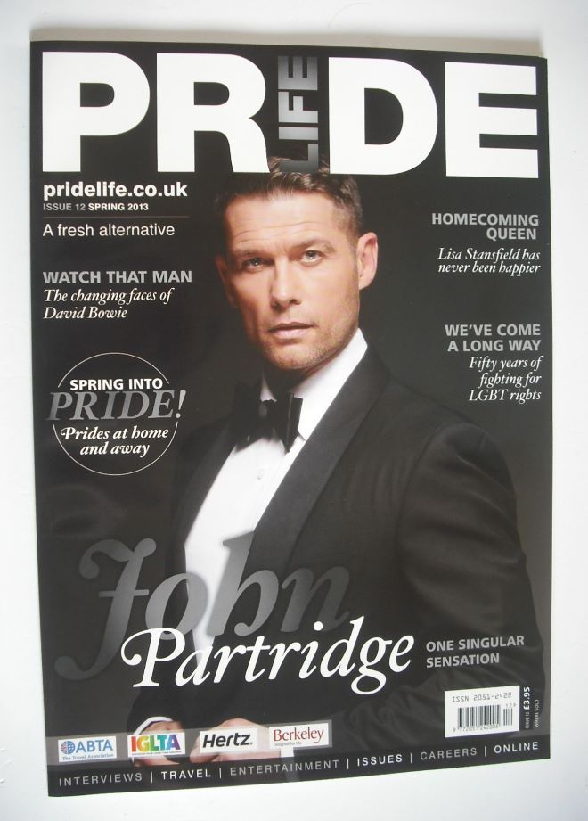 Pride Life magazine - John Partridge cover (Spring 2013 - Issue 12)