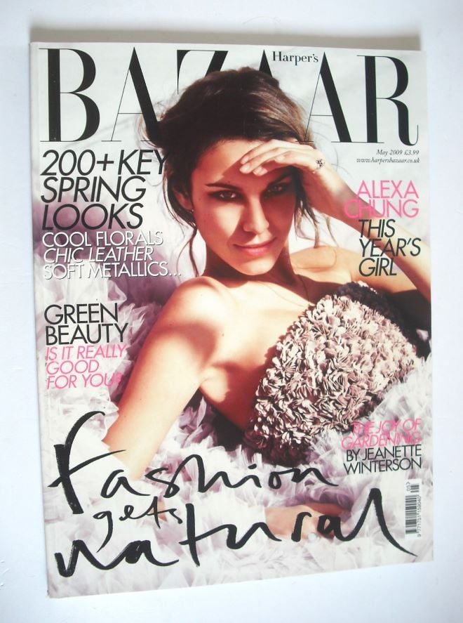 Harper's Bazaar magazine - May 2009 - Alexa Chung cover