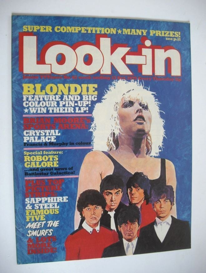 Look In magazine - Blondie cover (13 October 1979)