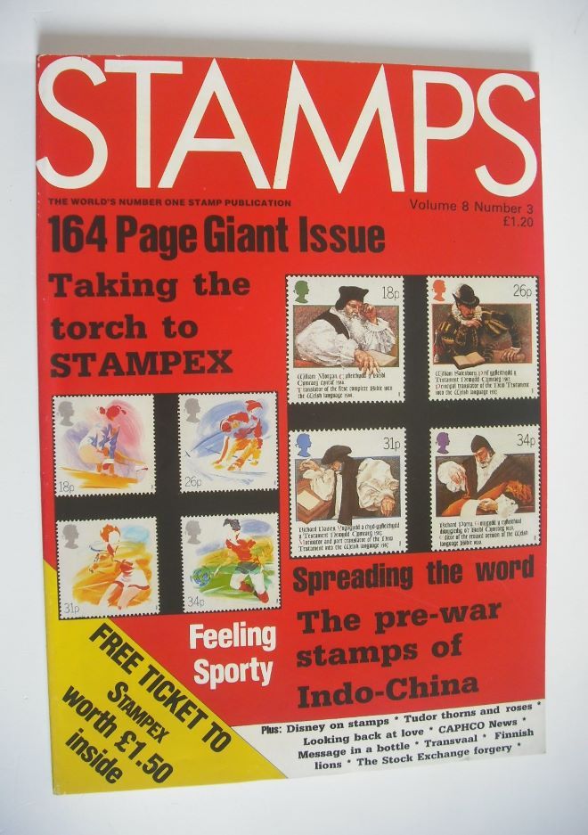 Stamps magazine (Volume 8, Number 3, 1988)