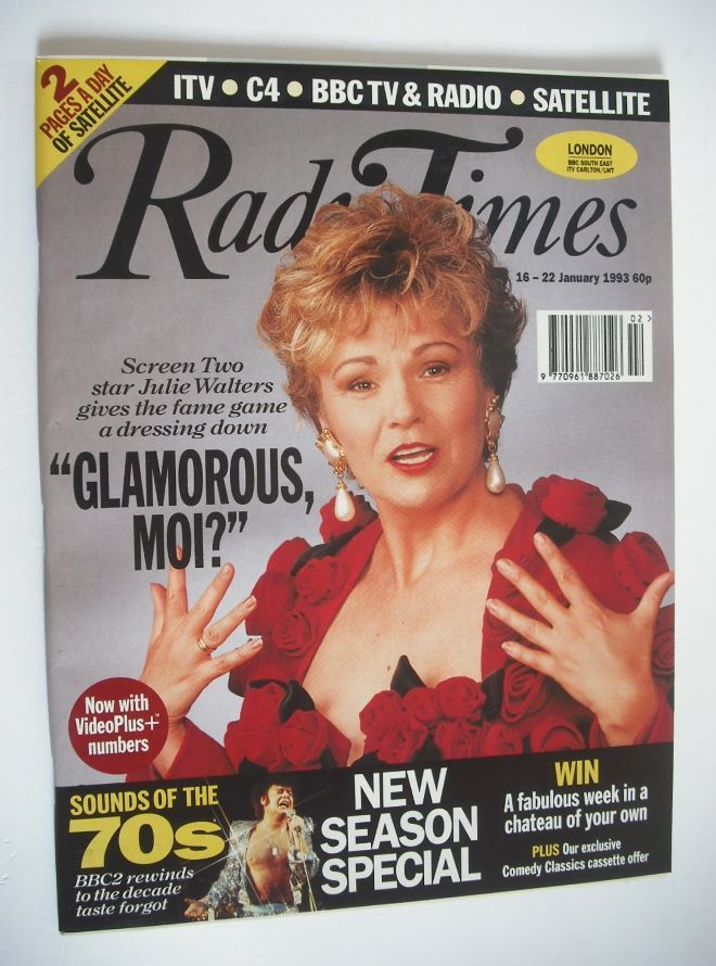 Radio Times magazine - Julie Walters cover (16-22 January 1993)