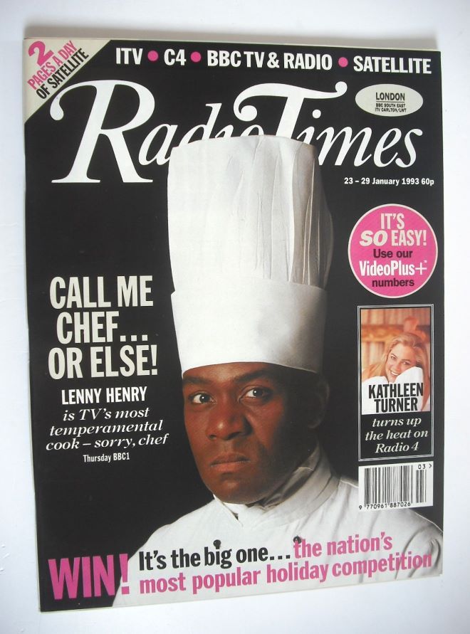 Radio Times magazine - Lenny Henry cover (23-29 January 1993)
