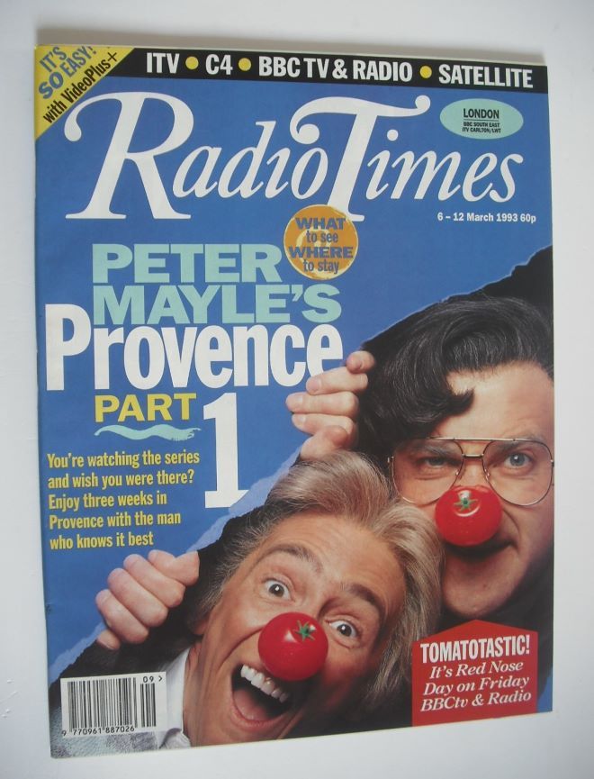 Radio Times magazine - Harry Enfield and Paul Whitehouse cover (6-12 March 1993)