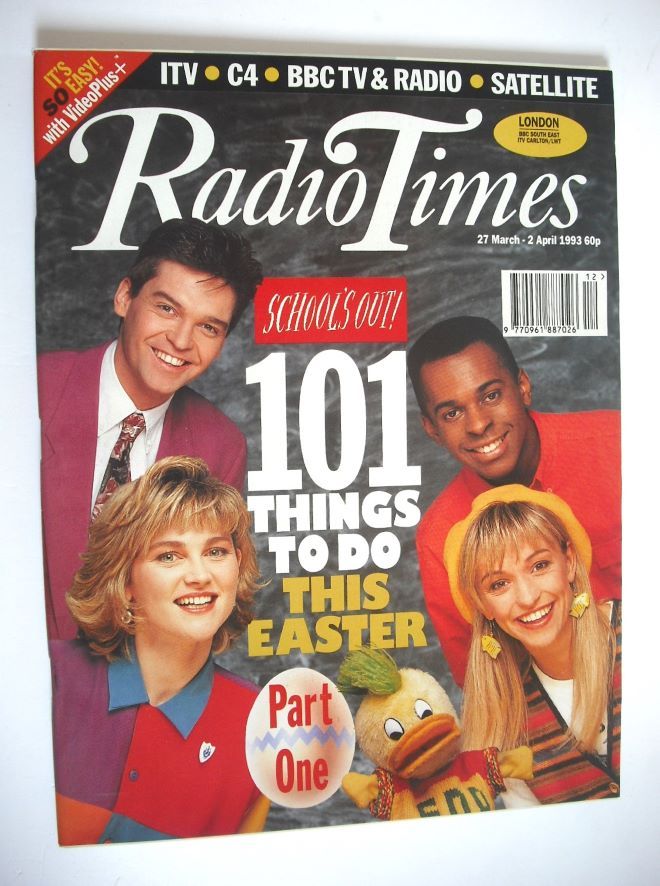 Radio Times magazine - 101 Things To Do This Easter cover (27 March - 2 April 1993)