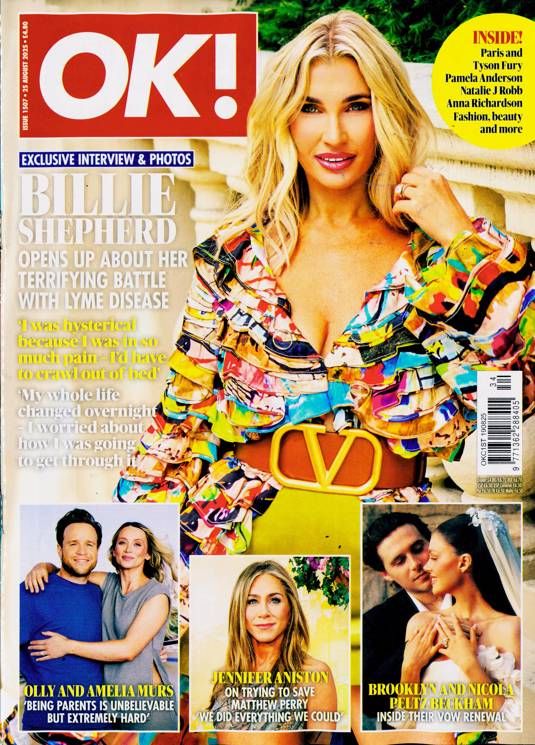OK! magazine - Billie Shepherd cover (25 August 2025 - Issue 1507)