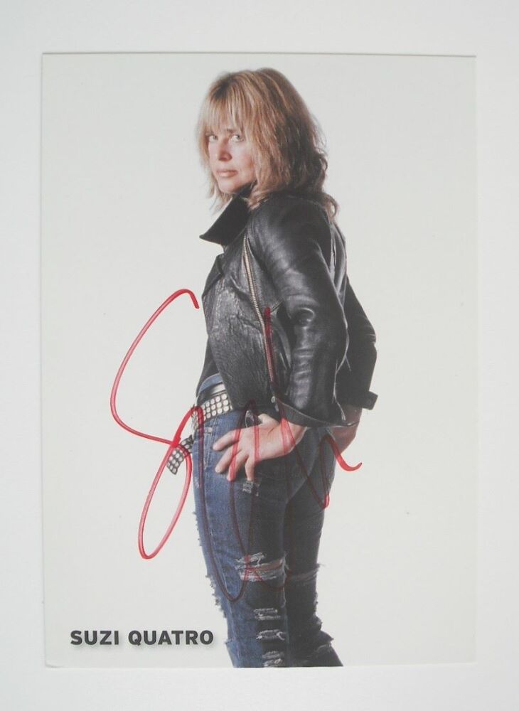 Suzi Quatro autograph (hand-signed photograph)