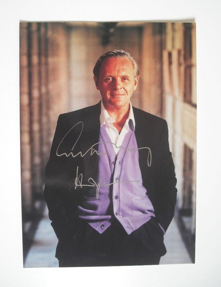 Anthony Hopkins autograph (hand-signed photograph)