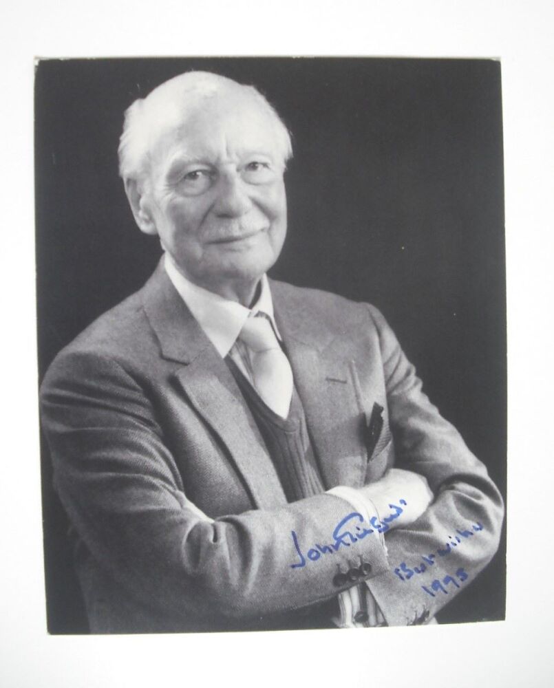 John Gielgud autograph (hand-signed photograph)